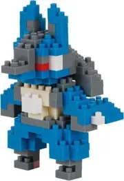 Nanoblock Lucario Building Kit 160 PCS Nano Blocks Pokemon Series Kawada