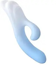 OSURGING Curved Vibrator Thrusting Dildo Sex Toys for Women, Dual Rabbit Vibrator Personal Massager, Clit & G-Spot Massager with 8 Modes and 4 Frequencies Sex Toy for Women Couples