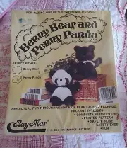 Vintage Sealed Ray Mar Benny Bear Build A Bear Kit Penny Panda