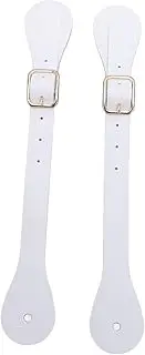 Boot Straps for Cowboy Boots, 22cm Long Spur Straps for Horse Riders Adjustable Single Ply Spur Straps for Equestrian