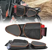RZR Side Door Bags with Removable Knee Pad, UTV Storage Side Tool Bags Waterproof TPU Front Door Side Storage Bag Compatible with 2014-2023 Polaris RZR XP 1000/4, Turbo, Turbo S, 900XC, S900, S1000