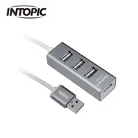 在飛比找ETMall東森購物網優惠-【INTOPIC 廣鼎】HB-37 USB 2.0鋁合金集線