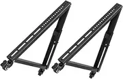 WHAMVOX 32-55 Inch Mobile Tv Stand Base Wheels Universal Tv Holder Bracket for Home Hotel Shop
