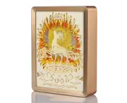 M89 Antique Deer Paper Carving Night Light Home Bedside Decoration Decoration Small Book Light Paper Light and Shadow Lamp