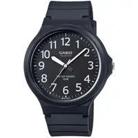 在飛比找PChome24h購物優惠-【CASIO 卡西歐】 簡約指針設計時尚錶-黑x白色數字(M