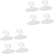[STOBOK] 20 Pcs Supermarket Label Holder Clear Plastic Label Holders Business Cards Holder Stand Tag Holder Mini Labels Food Labels Advertising Display Clip New Material Refrigerator Pop