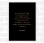 Black Gold Karl Lagerfield Never Use Cheap Quote Jumbo Fridge Magnet