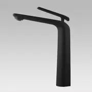 Esperia Matte Black Tall Basin Mixer