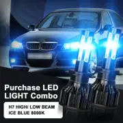 H7 LED Headlight Bulbs Globe for Hyundai Terracan HP SUV 2.9 CRDi 4WD 2005-2007 (for: MG)