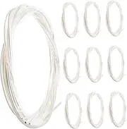 Hoement 10 Packs Strings Durable Nylon Strings for Folk Guitar Replacement Strings with Excellent Texture Musical Genres