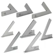 45 Degree Flat Edge Square Ruler For Carpentry Measurment Try Square Carpenter Tools Woodworking Metal Angle Ruler Set S
