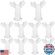 HaiMay 10 Pieces Reusable Popsicle Holders Popsicle Bags Freezer Ice Pop Slee