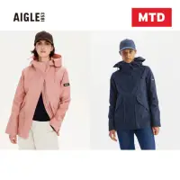 在飛比找momo購物網優惠-【AIGLE】女 MTD 防水透氣外套(AG-FAC46 2