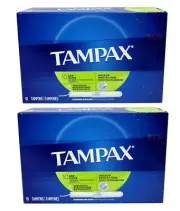 Tampax Tampons SUPER Absorbency Unscented 10ct Health Feminine Care 20-Tampons