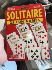 VTG Hoyle Solitaire 25 Fun Games Cards 7260 1995 HTF NOB NEW