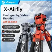 Fotopro Travel Compact Tripod X-Airfly Carbon Fiber Video Ball Head for Camera