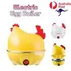 Electric Egg Boiler Poacher Steamer Soft Hard Egg Bowl Breakfast Cooker Chicken