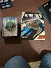 Eaglemoss Star Trek Starships #77 Romulan Shuttle - Complete with Magazine