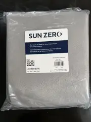 Sun Zero Hampshire Velvet Thermal 100%Blackout BackTab Curtain Panel 50"×84”,L10