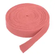 3/4"(2cm) 10 Yards Cotton Twill Tape Cotton Ribbons Bias Binding Tape Dark Pink