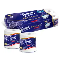 在飛比找家樂福線上購物網優惠-Tempo閃鑽4層無香捲筒衛生紙