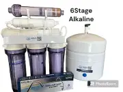 6 Stage Alkaline Reverse Osmosis Drinking Water Filtration System 75 GPD