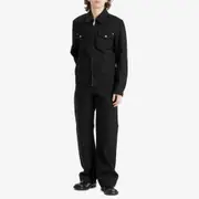 Alexander McQueen Black Wide Leg Jeans