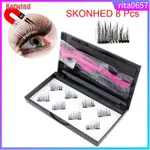 3D MAGNETIC EYELASHES INVISIBLE MINK LASHES THICK FULL STRIP