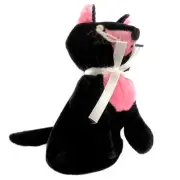 Acme Black Velvet Plush Magnetic Cat That Says "Meow" "Brand New"