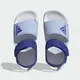 ADIDAS 拖鞋 Slipper 運動拖鞋 ADILETTE SANDAL K 童鞋 H06444 藍 灰白