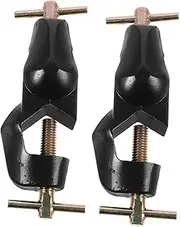Alipis 1set Heavy Duty Cross Clips for Laboratory Stand Lab Stand Holder Versatile Grip Support for Securing Laboratory Equipment 2pcs