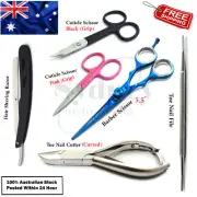 Manicure Cutter Chiropody Nail File Hairdressing Scissors, Sharp Razor Beauty