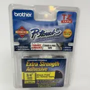 Brother P-Touch TZ-S641cs Industrial Tape 3/4 Black Print on Yellow Tape