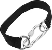 SUPVOX Outdoor Rope Clip Camping Rope Heavy Duty Connector Metal Spring Hardware Multipurpose Hook for Tree Swing Attachment Mountaineering Snap Hooks Strap