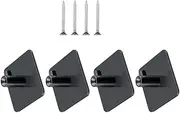KGDSFG 4Pcs Stand Mixer Attachment Holders Storage Organizer with Screw and Adhesive for Dough Hooks Flat Beater Wire Whip