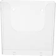 Angoily Magazine Holder Wall Mounted File Organizer for Pamphlets Brochures and Documents Rack for Office Home and Classroom Use Transparent Design for Easy Access