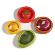 4pcs Fridge Food Storage Saver Fruit Vegetable Shape Container Box