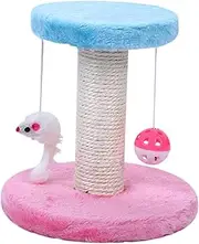 GANAZONO 1 PC Creative Cat Climbing Frame with Bell Rat Ball Interactive Cat Scratch for Play and Relaxation Random Color Design Random Color