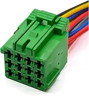 1 Set of 12 pin car CD Player car Cable Connector Female Wire Harness with Cable 1-967622-1 1-967627-1(12Pin Female,5 Sets)