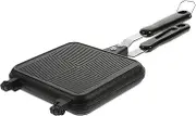 LABRIMP Grill Sandwich Press Double Sided Sandwich Pan Non-Stick Detachable Frying Pan Easy to Clean Press Sandwich Maker Grill