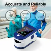 Finger Pulse Oximeter Heart Rate Blood Oxygen Saturation Monitor SpO2 PR