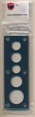 Capital Plastics #11 BLACK Blank Proof Set Coin Holder - 5 holes 50 cent-1 cent