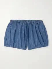 [Suzie Kondi] Suzie Kondi - Hera Bloomers Denim Shorts - Mid denim - medium medium Blue