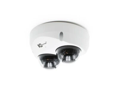 IPEL-DL80F-IRW1 2 X 4MP Dual Lens IP Wedge Dome Camera/Starlight/2.8mm Lenses/IR