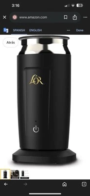 L'OR Barista Milk Frother and Steamer, Automatic Hot and Cold Foam Maker and ...