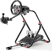 DIWANGUS UK Steering Wheel Stand for Logitech G29/G920/G923 & Thrustmaster T300/T248, Foldable, Adjustable Height/Angle, USB, Fit for PS4/5/PC