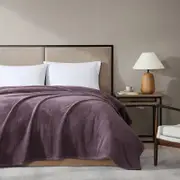 Ardor Boudoir Polyester Teddy Fleece Blanket Mauve 245x240cm