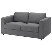 VIMLE 2-seat sofa-bed, Lejde grey/black