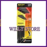 【WILLY STORE】美國 BONDHUS 10936 英制 球型六角板手組12支組 L型六角板手