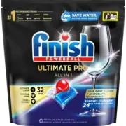 3 X 32 Pack - Total 96 Tablets, Finish Ultimate Pro Dishwashing Tablets